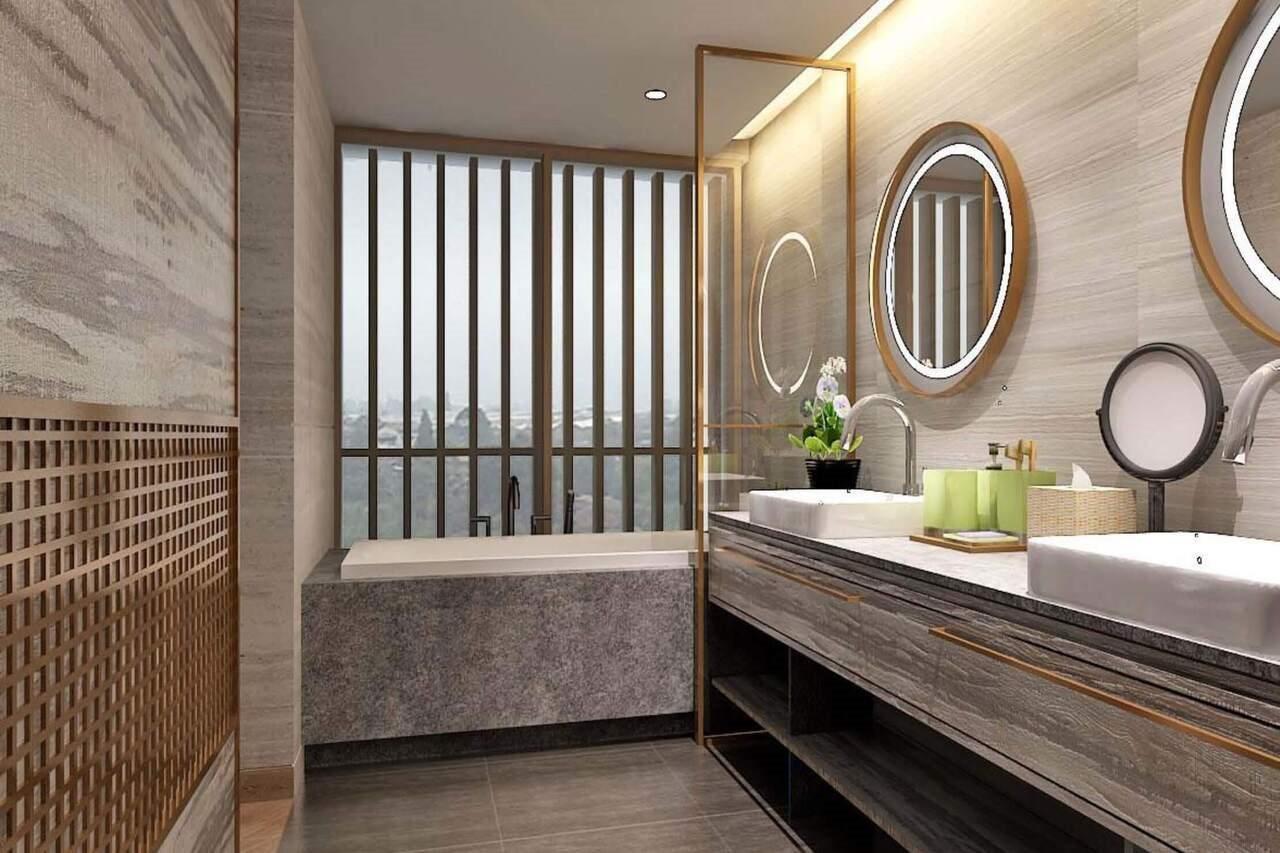Hotel The Botanica Sanctuary Puncak Esterno foto Bathroom